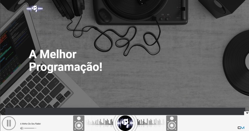 Página única gratuita para nossos clientes de streaming de áudio